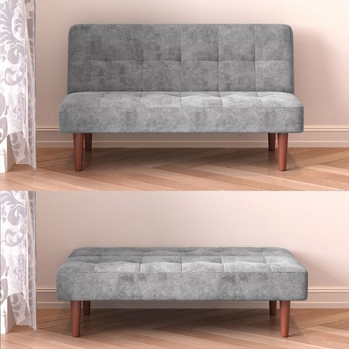 Fabric seater sofa bed - fabric,