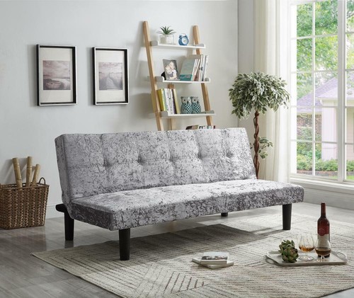 Single crush velvet sofa - velvet,