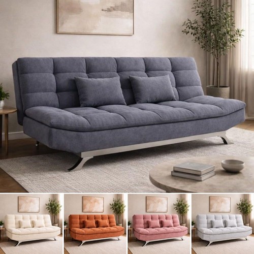 Suede seater sofa - suede,