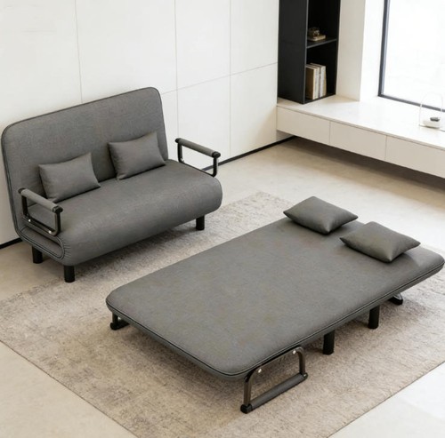 Fabric sofa bed - fabric, couch