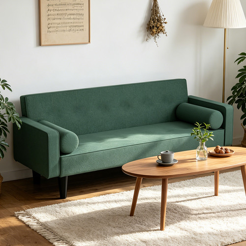 Green seater fabric - green,