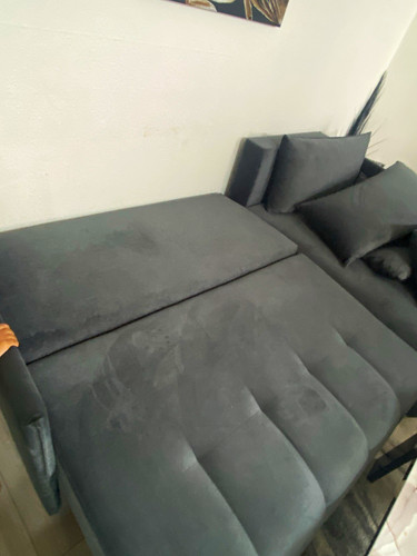 Grey fabric shape corner - fabric, l-shape