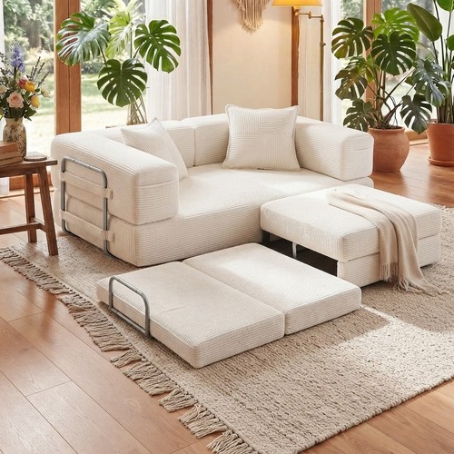 Elegant folding sofa - bed,