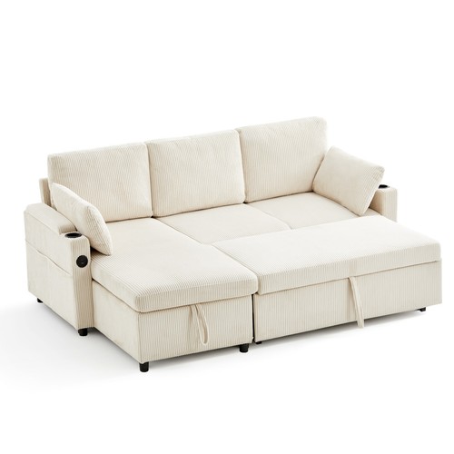 Corner sofa bed - sofa, pull