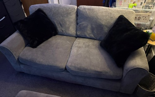 Grey fabric seater - grey,