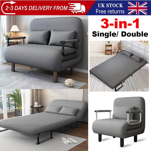 Fabric sofa bed - fabric,