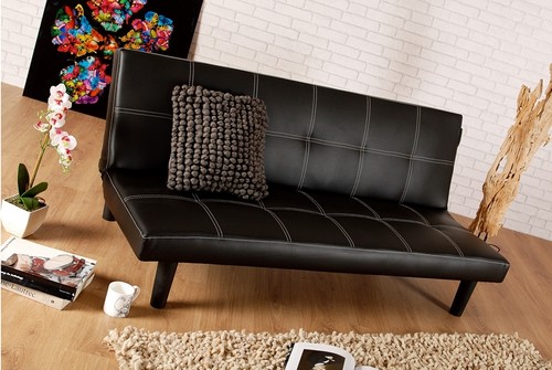 Single faux leather - faux, bed