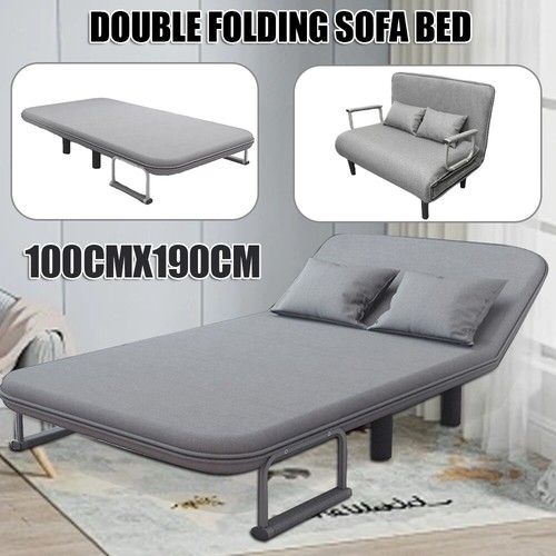Seater fabric sofa bed - fabric,