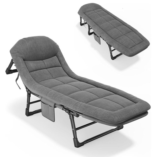 Grey double fabric - fabric, bed