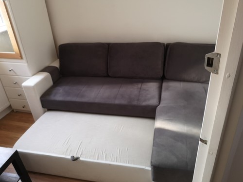 Corner sofa bed with - sofa,