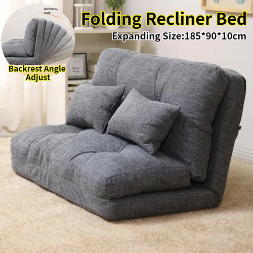 Fabric sofa bed sleeper - bed, couch