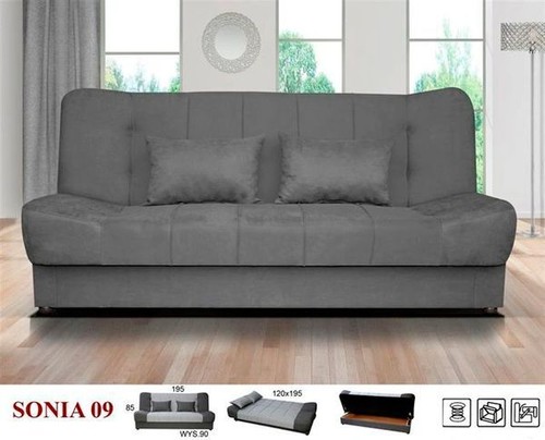 Sofa bed with - storage, woven