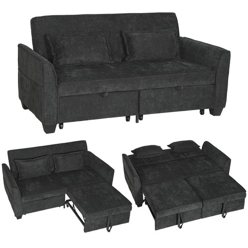 Homcom seater sofa bed - seater,