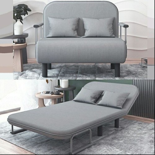 Double fabric sofa bed - double, sleeper