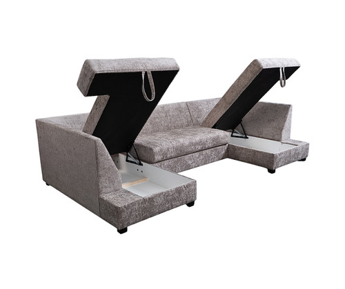 Large shape sofa bed - sofa, with