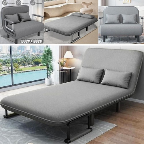 Double fabric sofa - sofa, sleeper