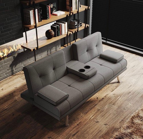 Elegant seater sofa bed with - sofa,
