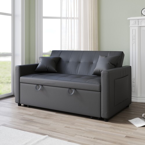 Seater sofa bed grey - bed,