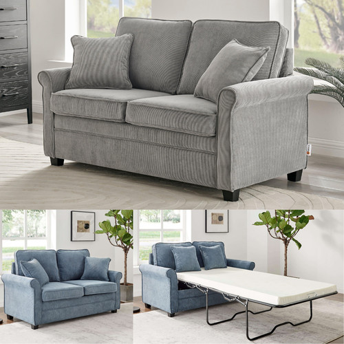 Sofa bed seater memory foam - sofa,