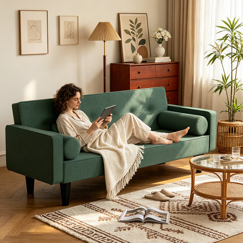 Convertible sofa bed couch - convertible,